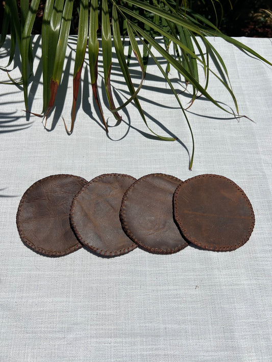 Genuine Leather Coasters